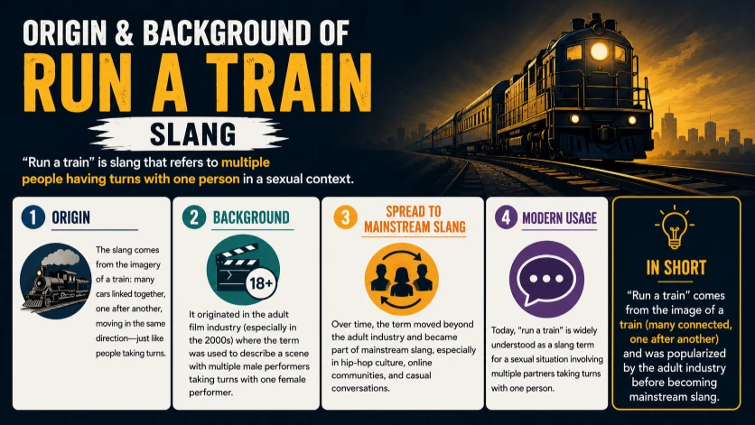 Origin and Background of Run a Train Slang