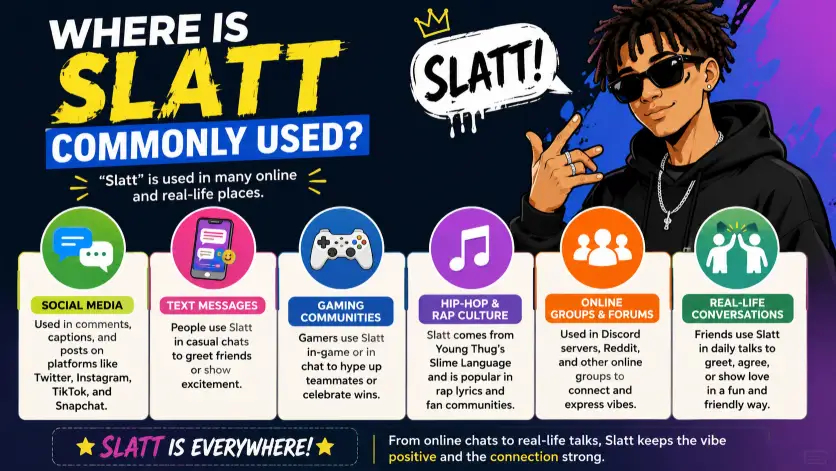 Where Is Slatt Commonly Used
