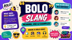 BOLO Slang