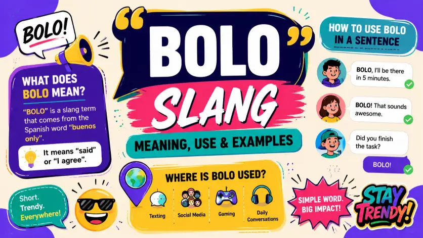 BOLO Slang