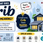 crib slang meaning