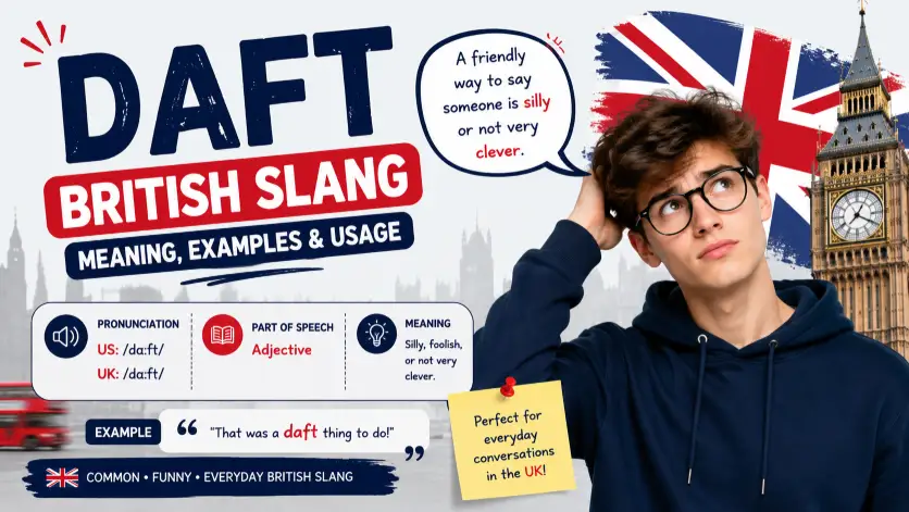 Daft British Slang