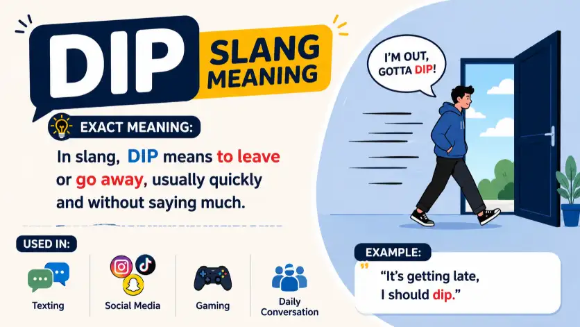 dip slang meaning