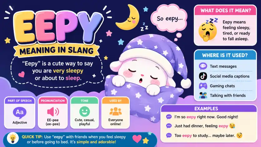 Eepy Meaning in Slang