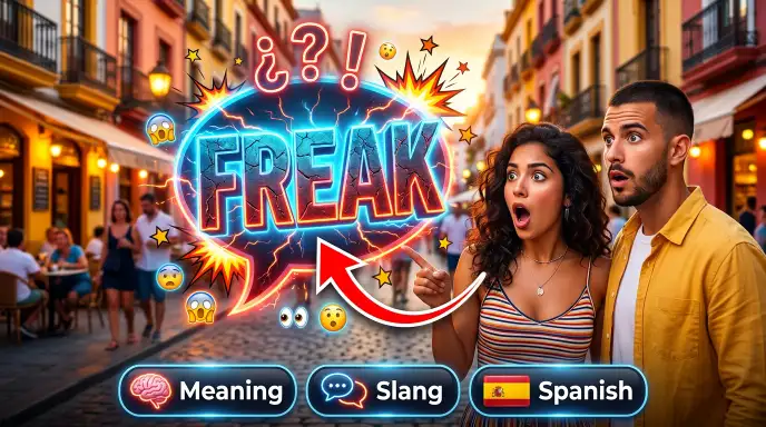 Freak in Spanish Slang