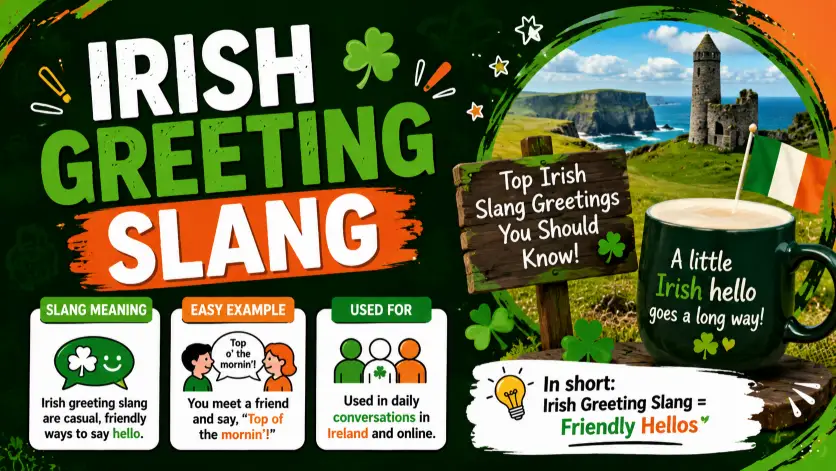 Irish Greeting Slang