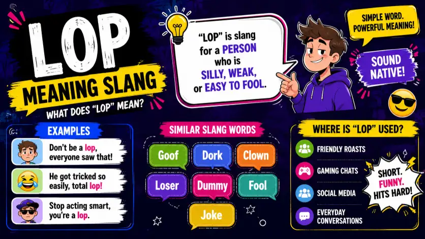 Lop Meaning Slang