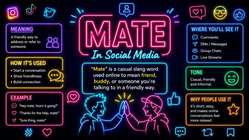 mate in social media