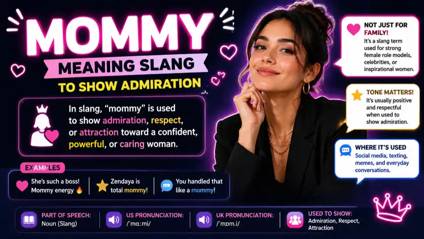 Mommy Meaning Slang To Show Admiration