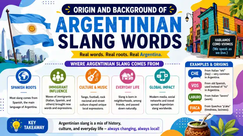 Origin and Background of Argentinian Slang Words
