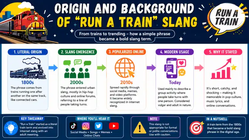 Origin and Background of Run a Train Slang: