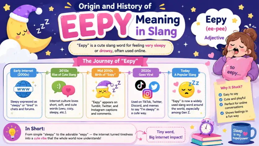 Origin and History of Eepy Meaning in Slang