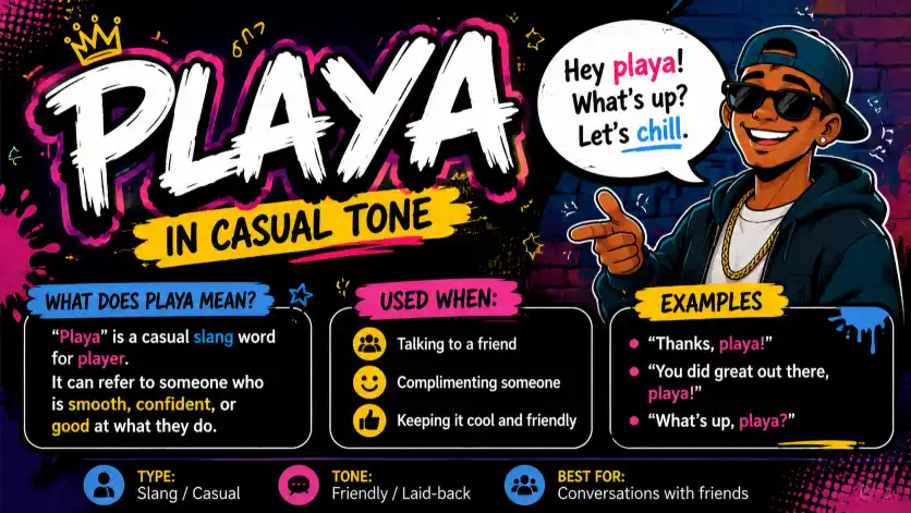Playa In Casual Tone