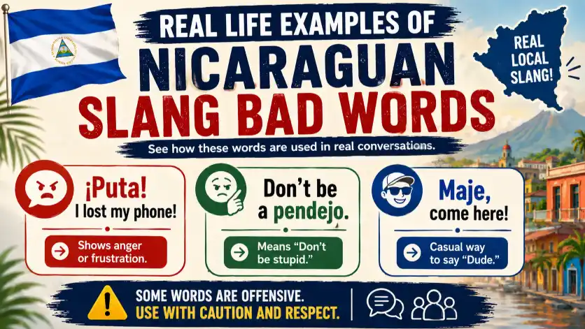 Real Life Examples Of Nicaraguan Slang Bad Words
