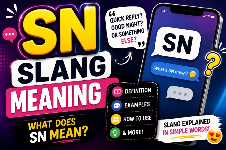 SN Slang Meaning