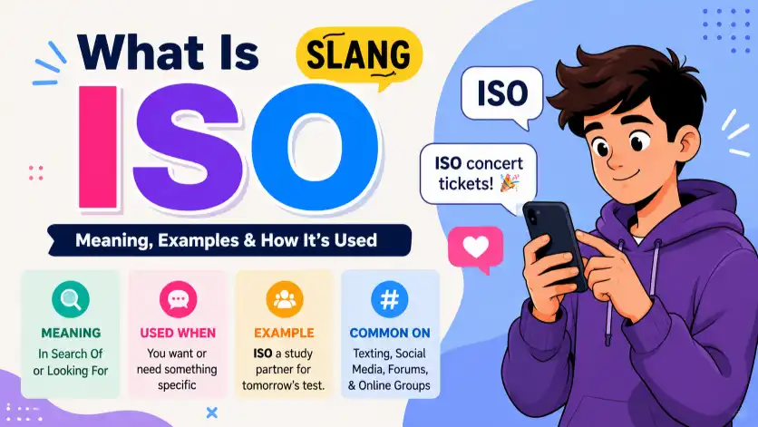 What Is ISO Slang