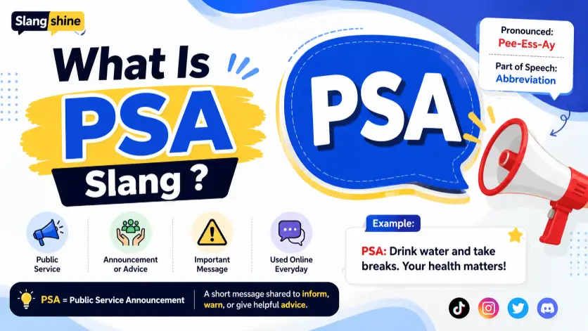 What Is PSA Slang