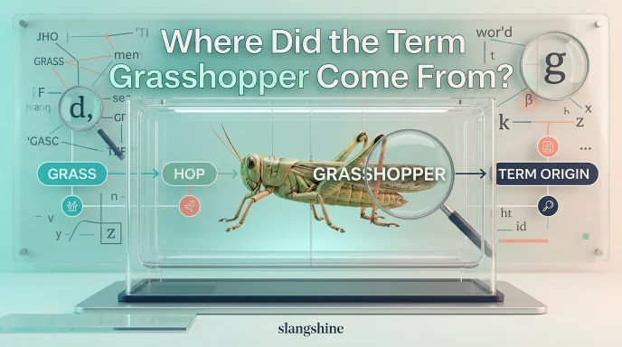 Where Did the Term Grasshopper Come From?