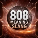 808 Meaning Slang