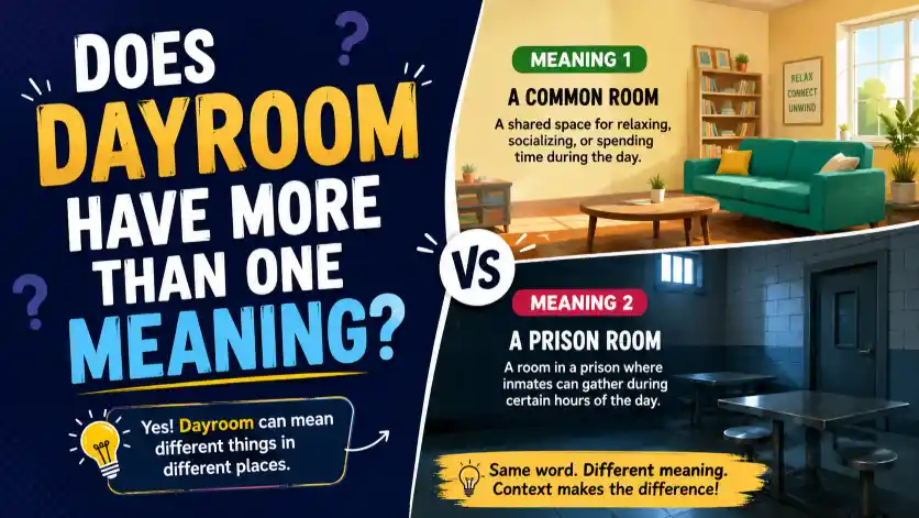 Does Dayroom Have More Than One Meaning?