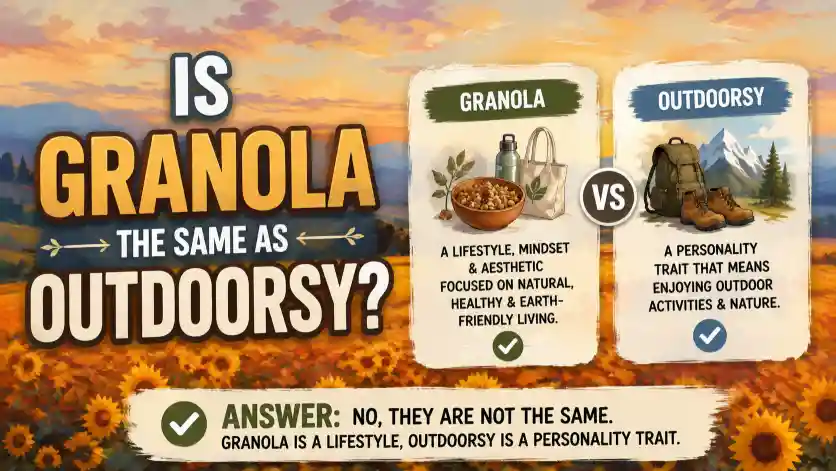 Is “Granola” the Same as “Outdoorsy”?