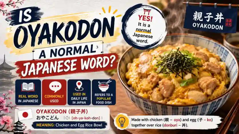 Is Oyakodon a Normal Japanese Word?