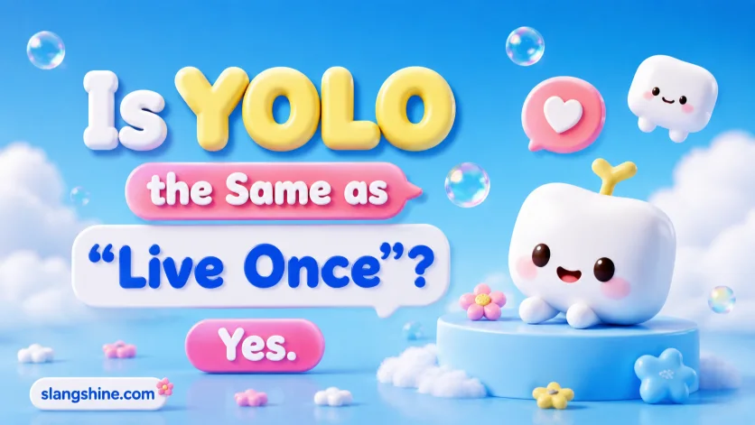 Is YOLO the Same as “Live Once”?