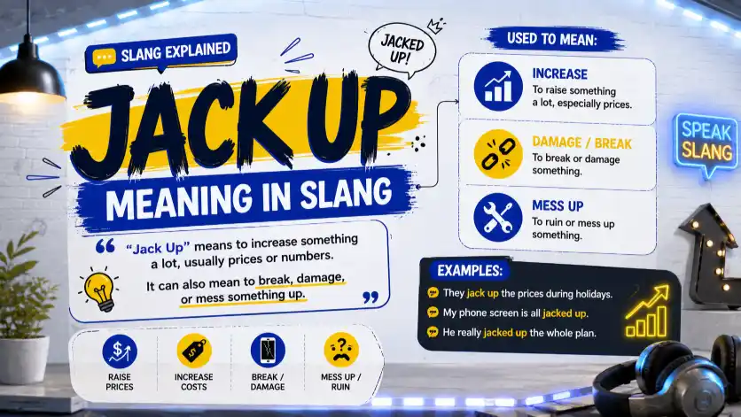 Jack Up Meaning in Slang