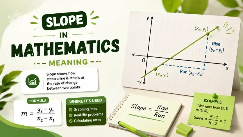 “Slope” in Mathematics