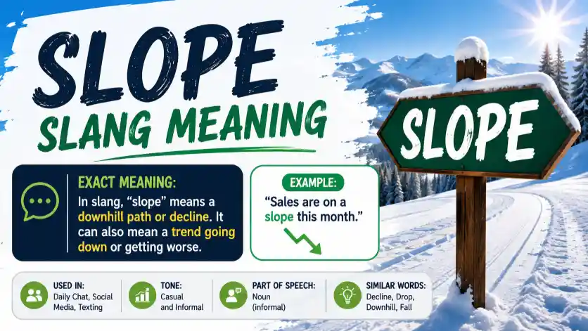 Slope Slang Meaning