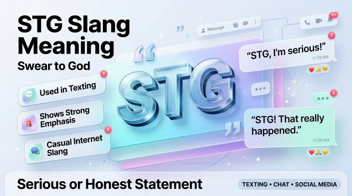 STG Slang Meaning