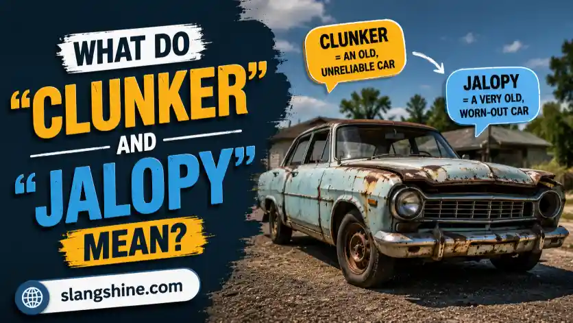 What Do “Clunker” and “Jalopy” Mean?