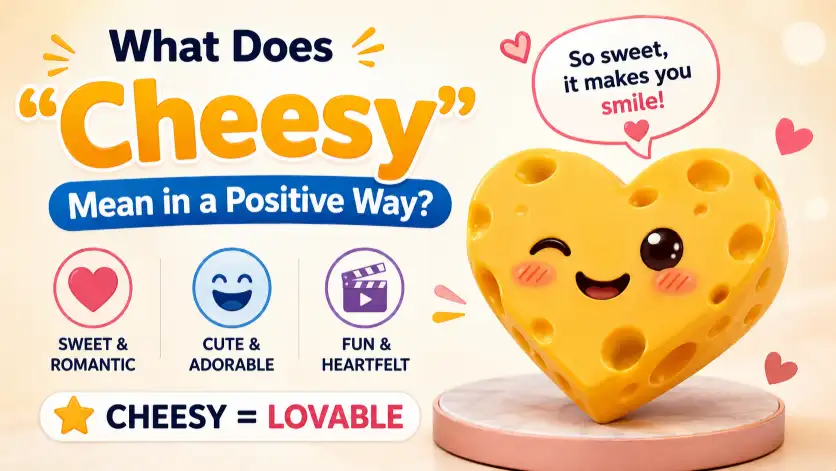 What Does “Cheesy” Mean in a Positive Way?