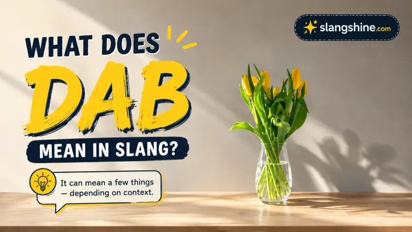 what does dab mean in slang