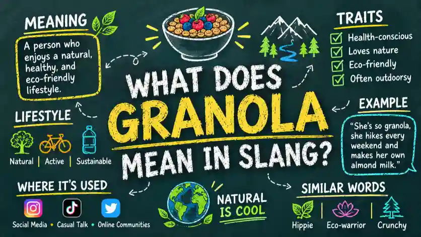 What Does Granola Mean Slang