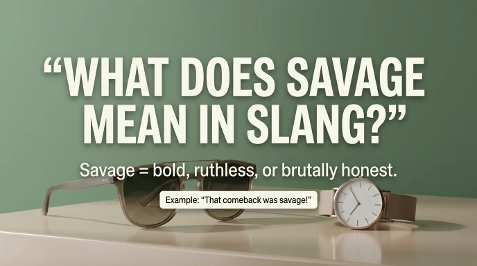 What Does Savage Mean in Slang?