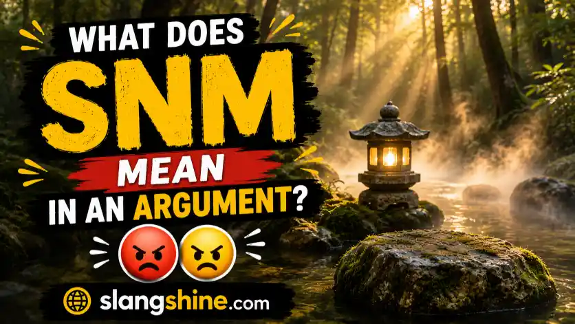 What Does SNM Mean in an Argument?