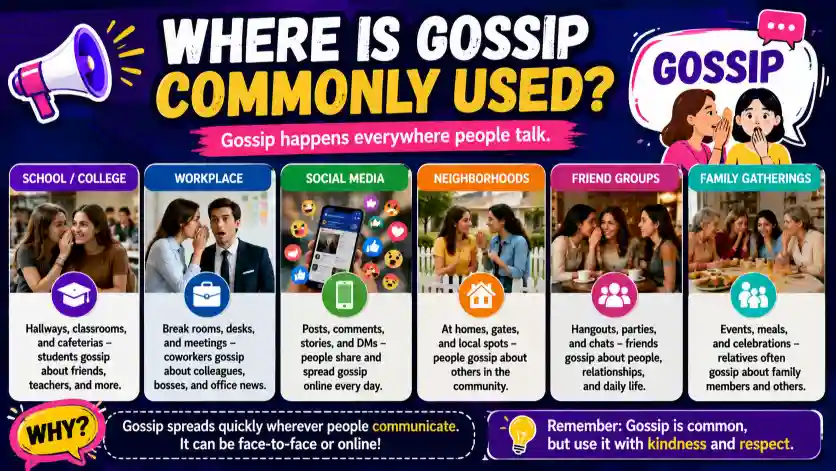 Where Is Gossip Commonly Used?