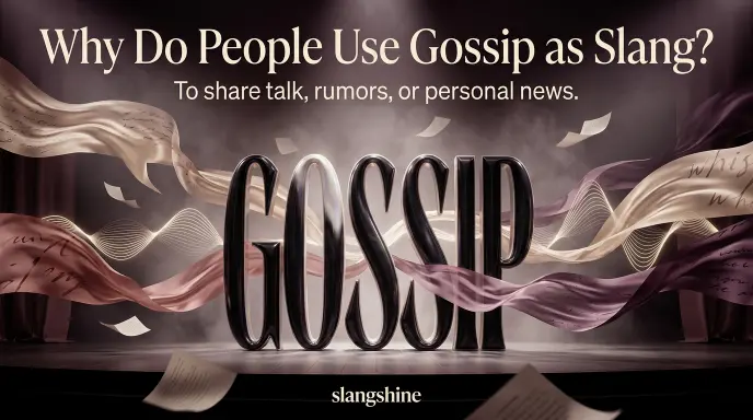 Why Do People Use Gossip as Slang?