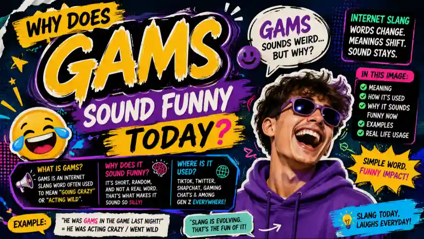 Why Does Gams Sound Funny Today?