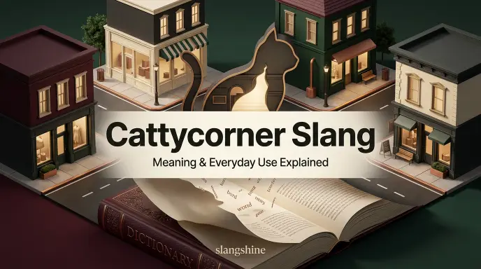 Cattycorner Slang