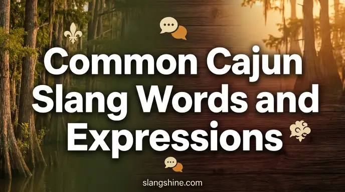 Common Cajun Slang Words and Expressions