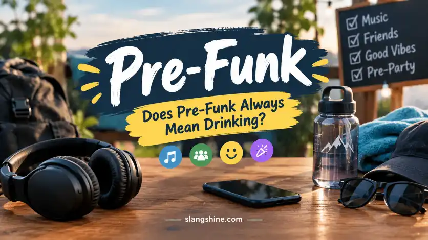 Does Pre-Funk Always Mean Drinking?