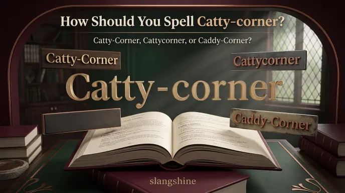 How Should You Spell Catty-Corner?