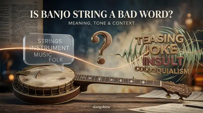 Is Banjo String a Bad Word?