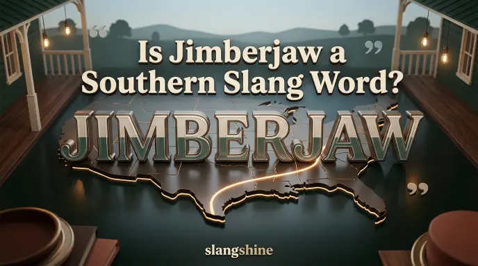 Is Jimberjaw a Southern Slang Word?