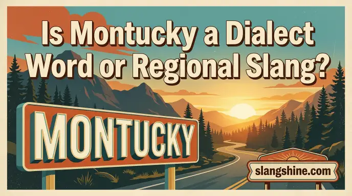 Is Montucky a Dialect Word or Regional Slang?