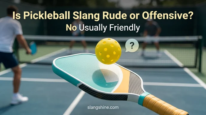 Is Pickleball Slang Rude or Offensive?