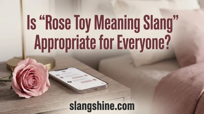 Is “Rose Toy Meaning Slang” Appropriate for Everyone?