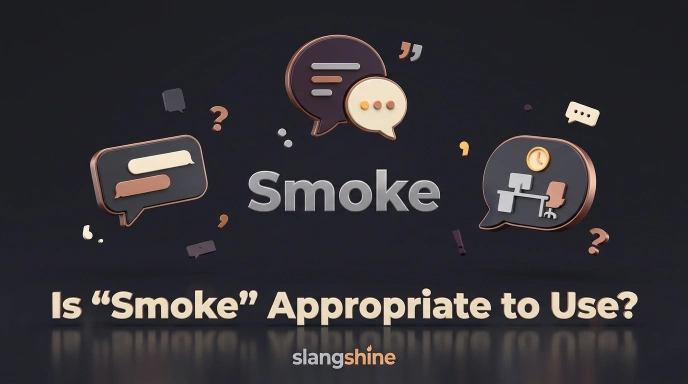 Is “Smoke” Appropriate to Use?